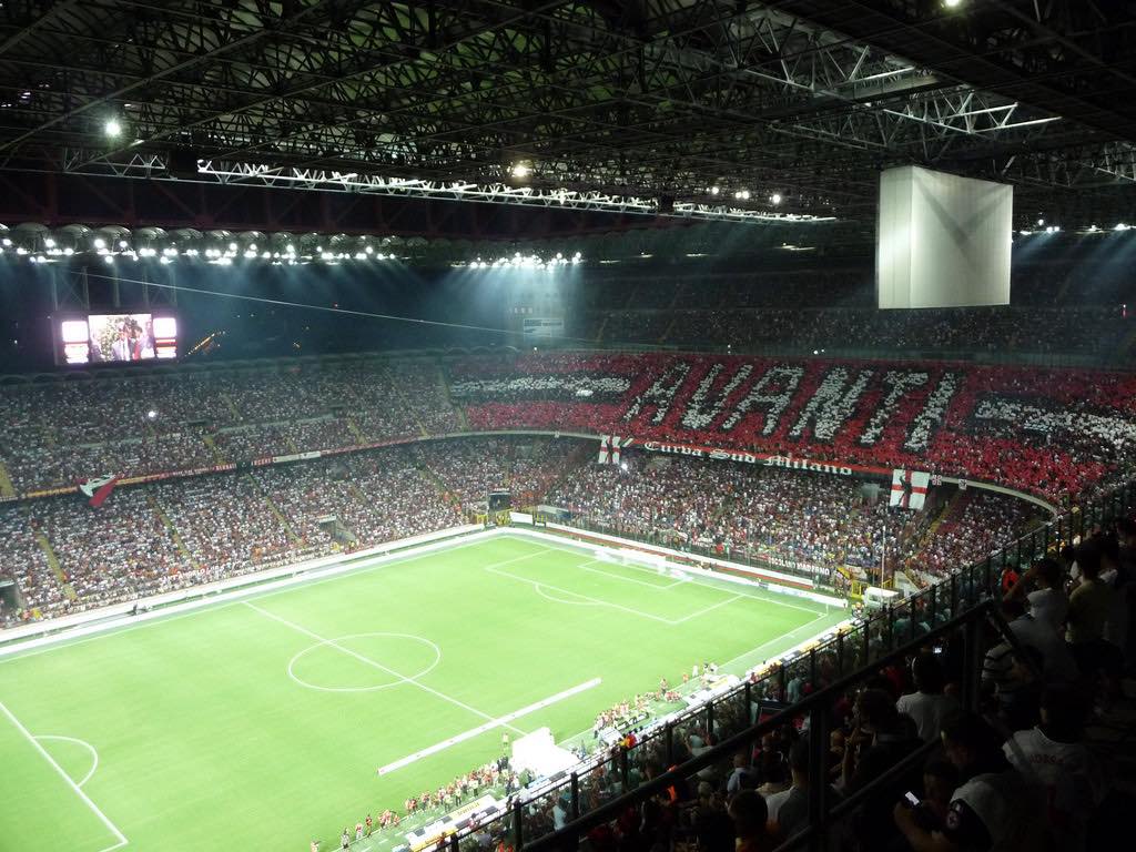San Siro Stadium, 2009-08 Derby AC Milan vs. Inter, Milan - by nobbiwan/Flickr