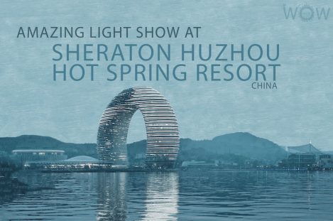 Amazing Light Show at Sheraton Huzhou Hot Spring Resort