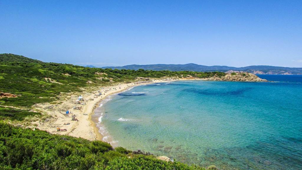 Elia beach, Mykonos, greece, by dimitrisvetsikas1969, pixabay.com