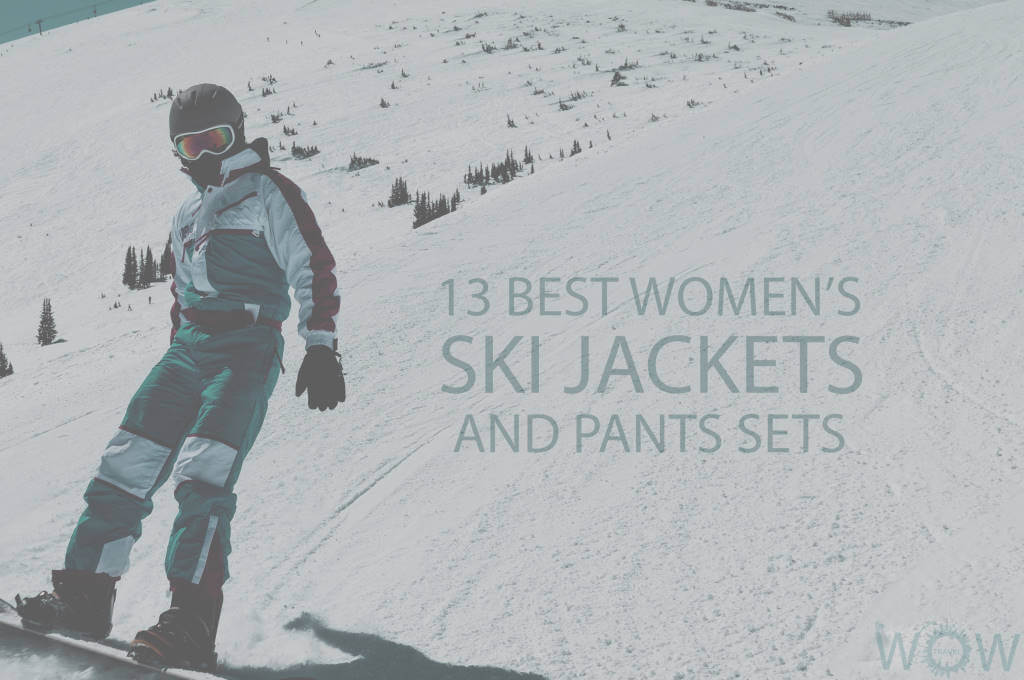 Women Black Ski Suit Set Snowboarding Outdoor Sports Waterproof Jackets+pants