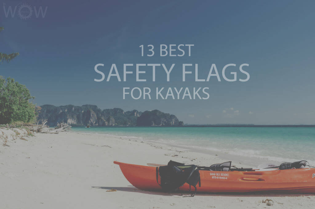 USA STOCK Kayak Safety Red Flag Universal Kayak DIY for Boat Canoe Yacht 