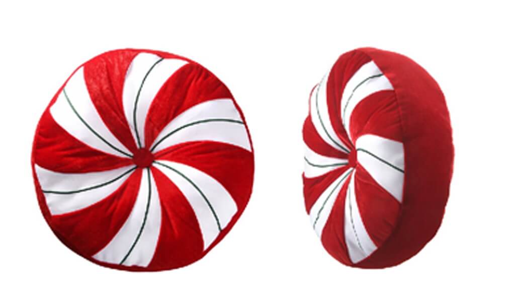 The Twillery Co Peppermint Pillow by Wayfair