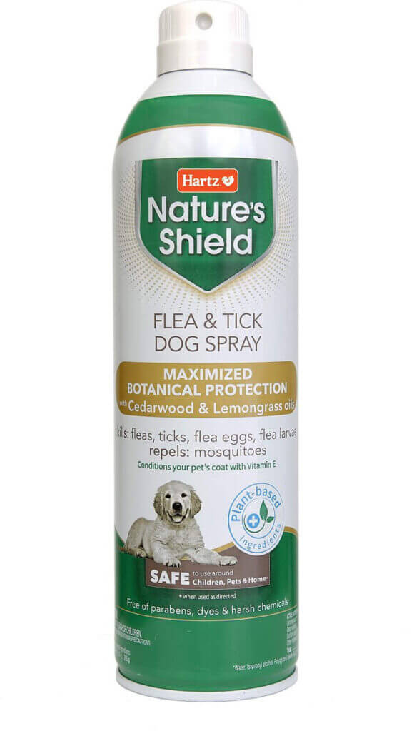 Hartz Nature's Shield Natural Flea & Tick Dog Spray - by Chewy
