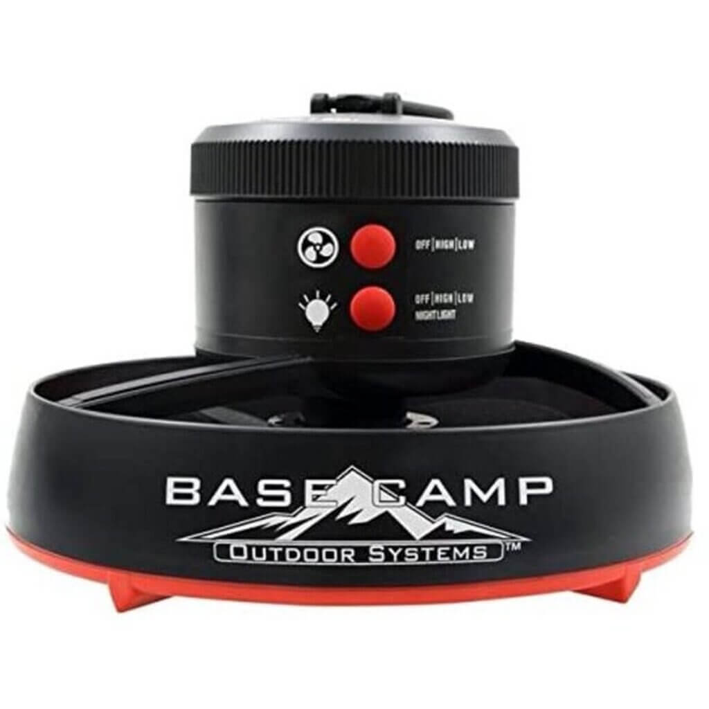 BaseCamp F235100 Tent Fan with LED Light - by Walmart