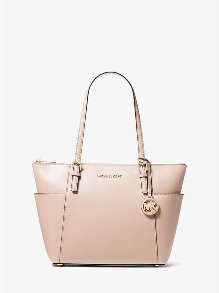 Jet Set Saffiano Leather Travel Tote - by Michael Kors