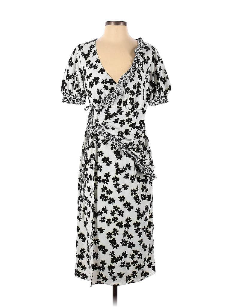 Love, Whit by Whitney Port Floral Wrap Midi Dress - by Thredup