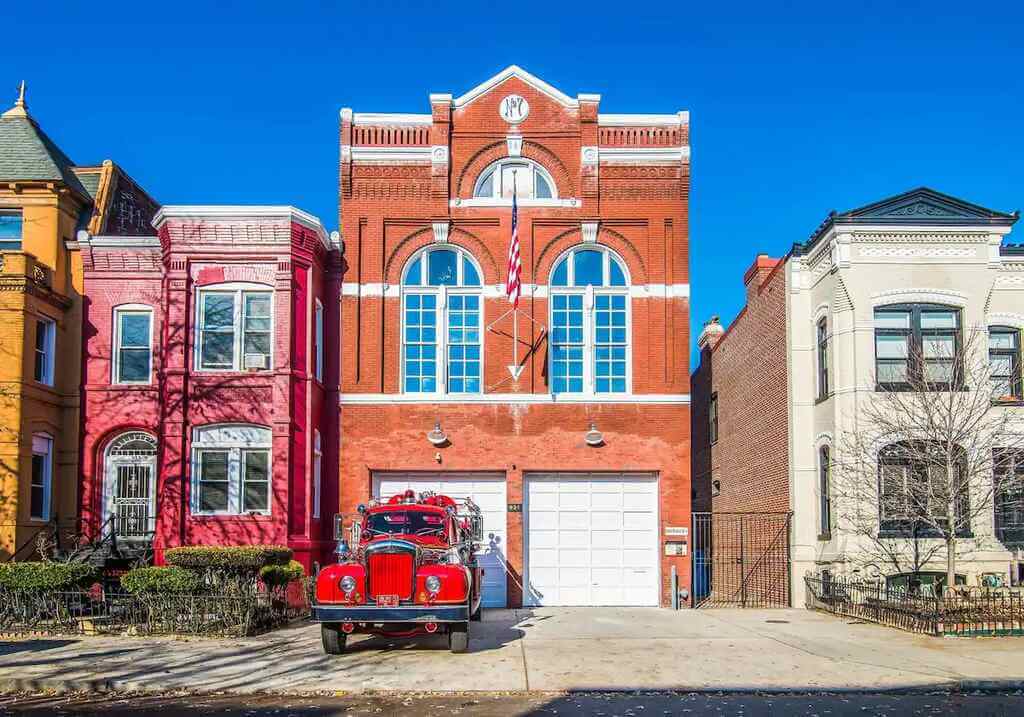 Firehouse-turned-Airbnb in DC - by Airbnb