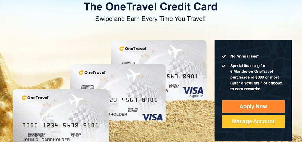 OneTravel Visa® Credit Card: Swipe and Earn Every Time You Travel! Review:  Swipe and Earn Every Time You Travel!