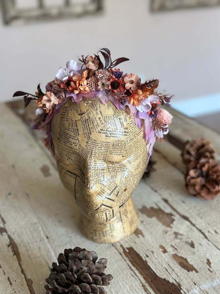 Artistry by Wallflower Woodland Thistle Crown - by Etsy