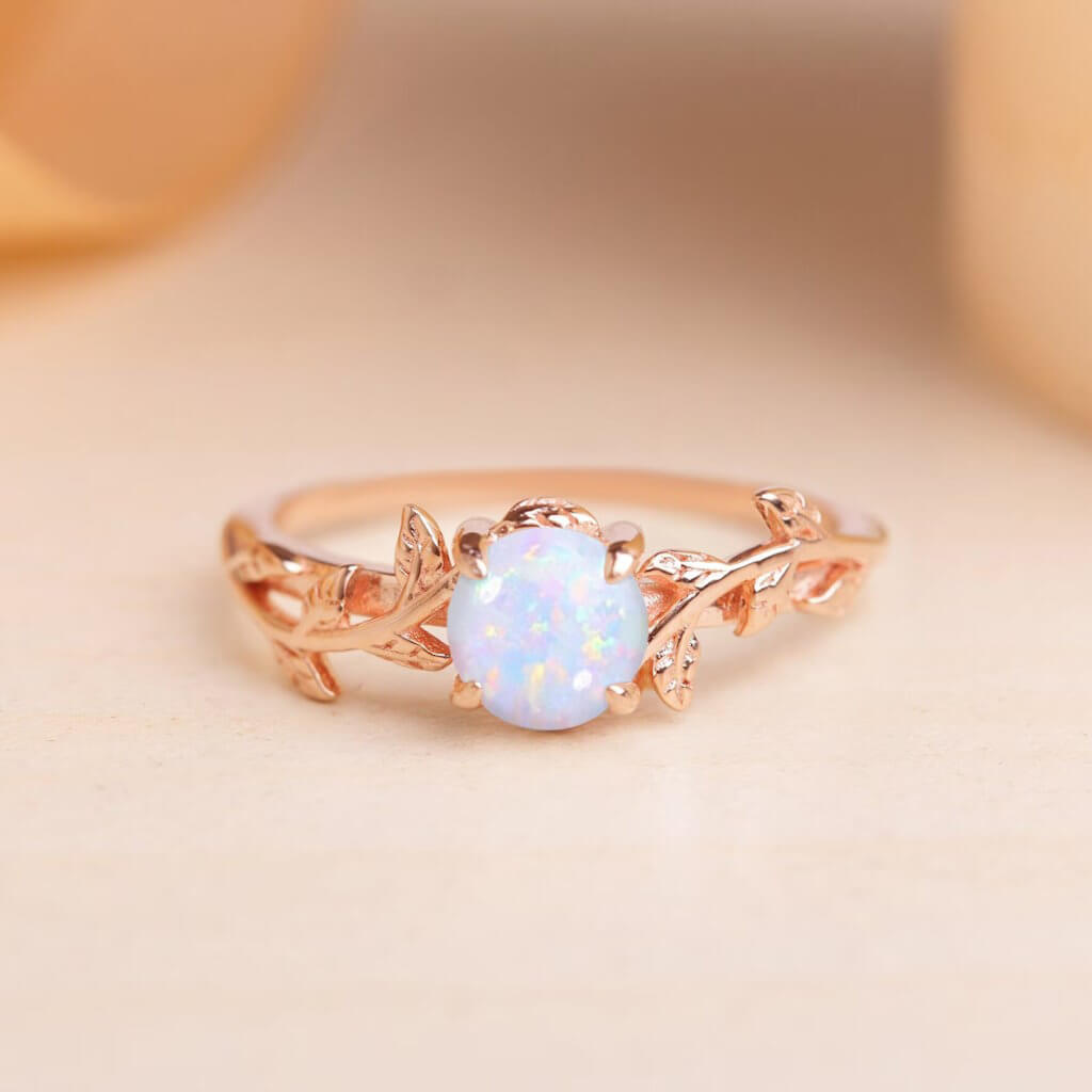 BloomingPalms Opal Ring - by Etsy