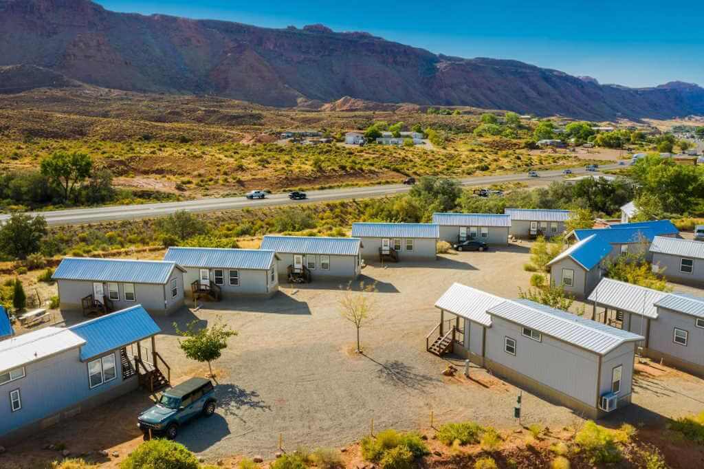 The aerial view of HTR Moab - by Booking