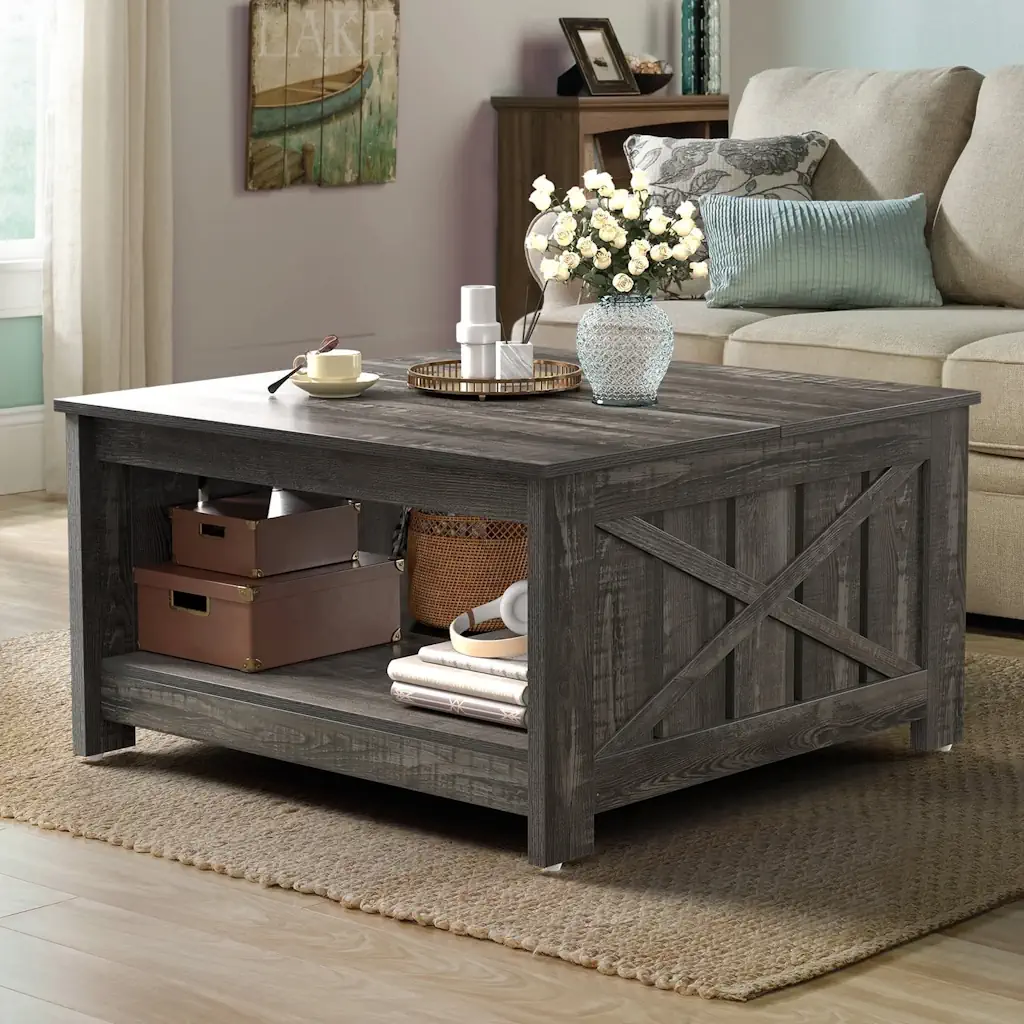 DEXTRUS Farmhouse Table - by Walmart