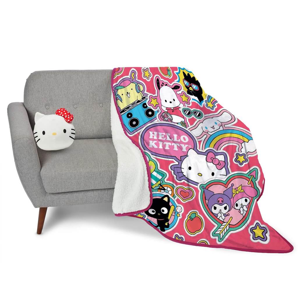 Hello Kitty Cloud Pillow & Blanket Set - by Walmart