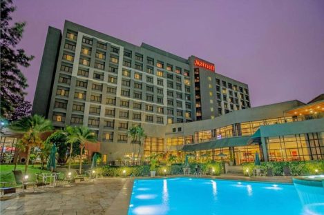 Marriott Sao Paulo Airport Hotel Front by Booking