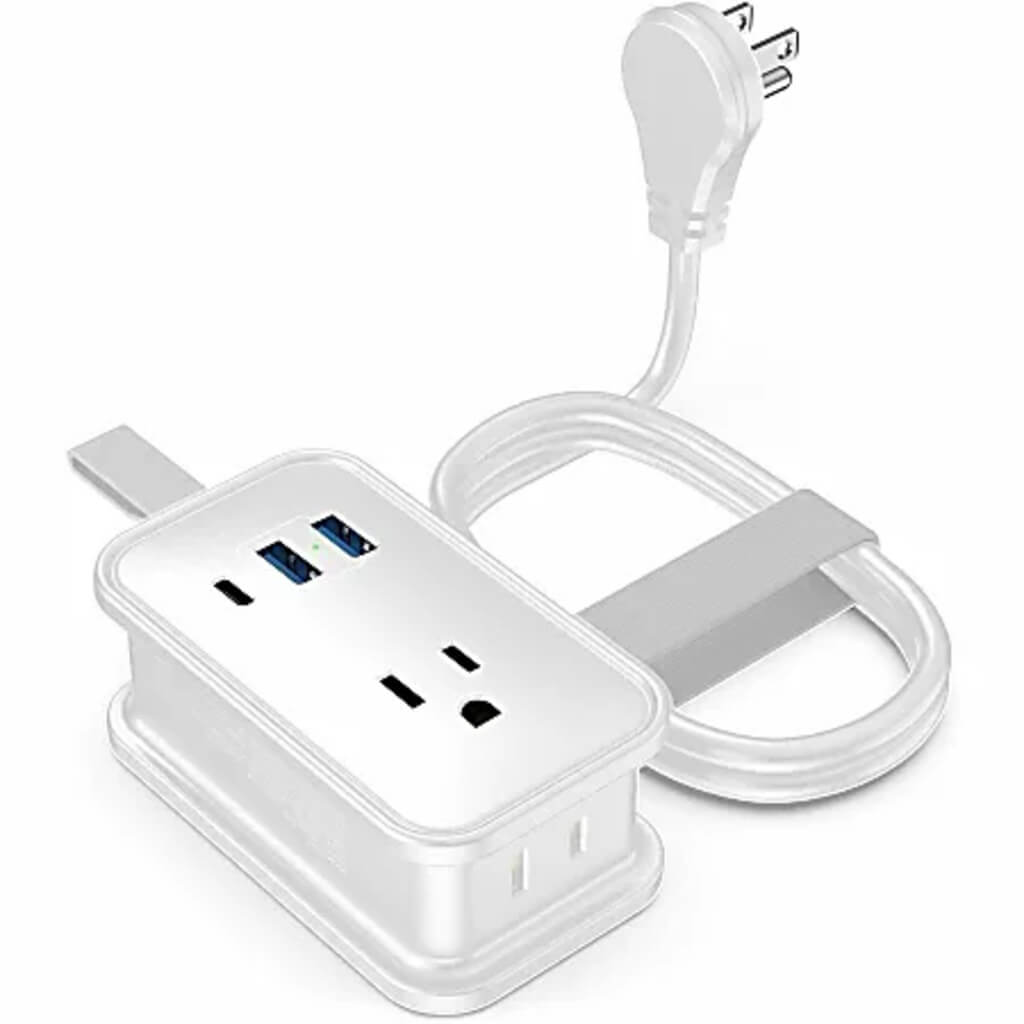 TC-W Portable Travel Power Strip by Office Depot