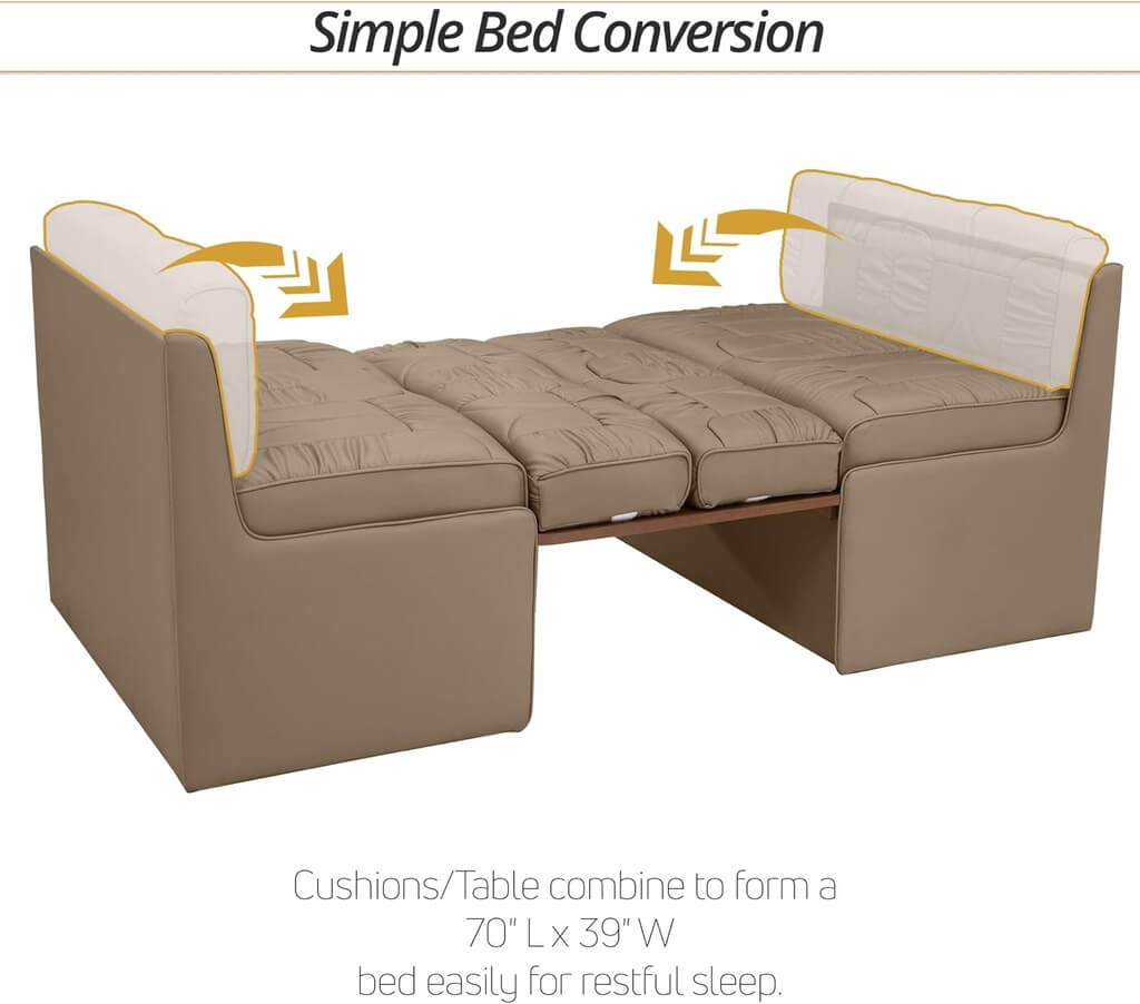 De Leon RV Camper Dinette-Bed - by Amazon