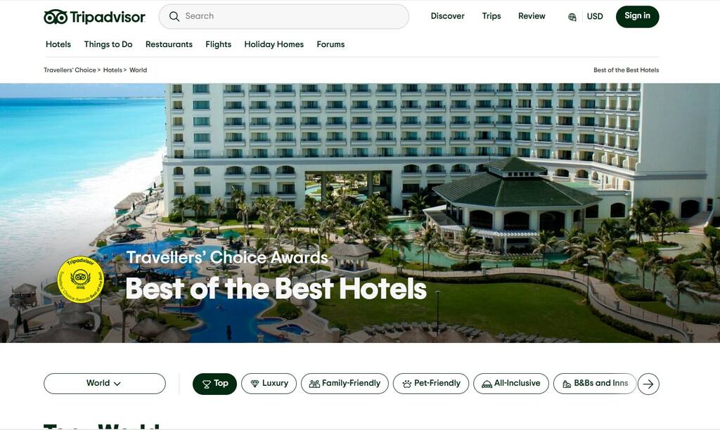 Best of the Best Hotels - by TripAdvisor