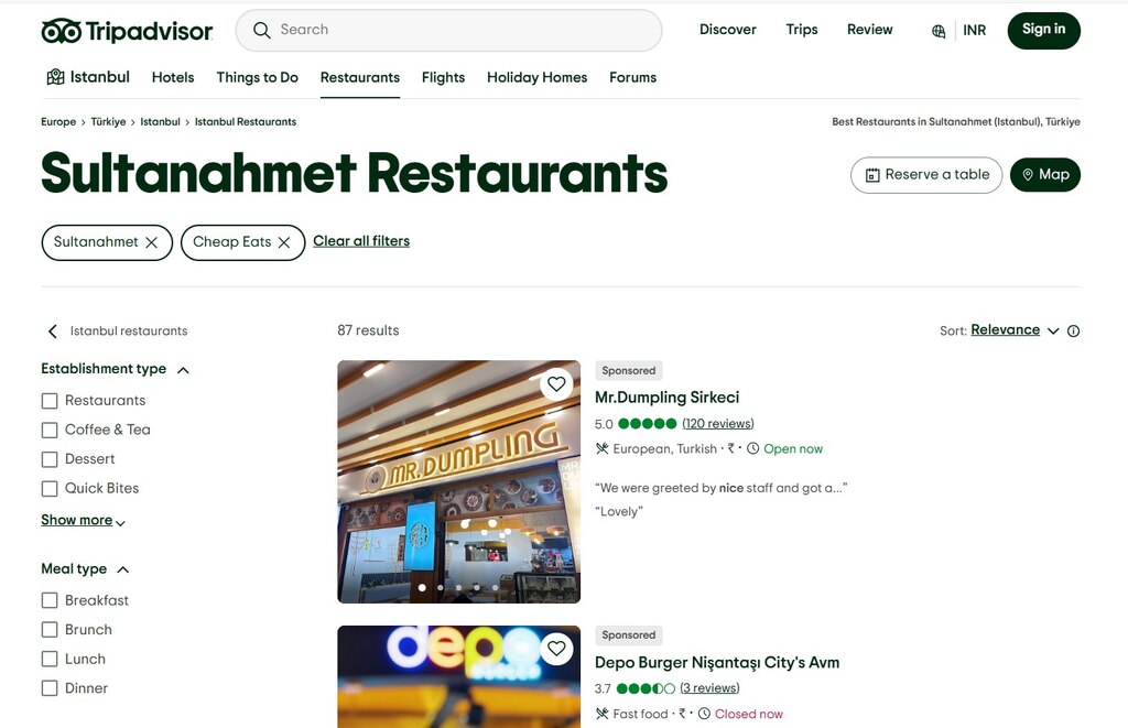 Plan For Food - by TripAdvisor