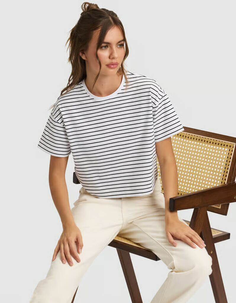 Women's All Day Cropped Tee - by Cozy Earth