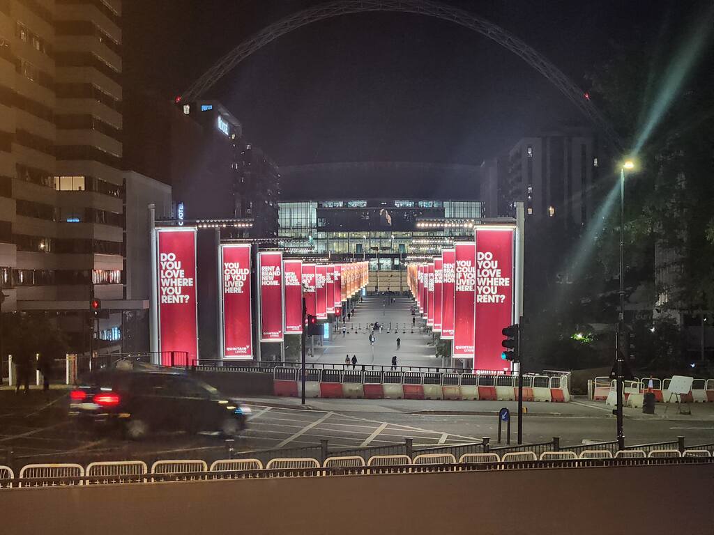 View from the Wembley Park Underground Station, London - by WOW Travel