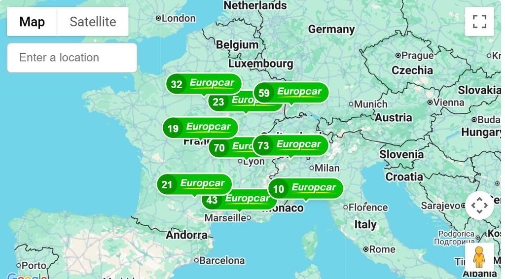 An Unmatched Network Across Europe - by Europcar