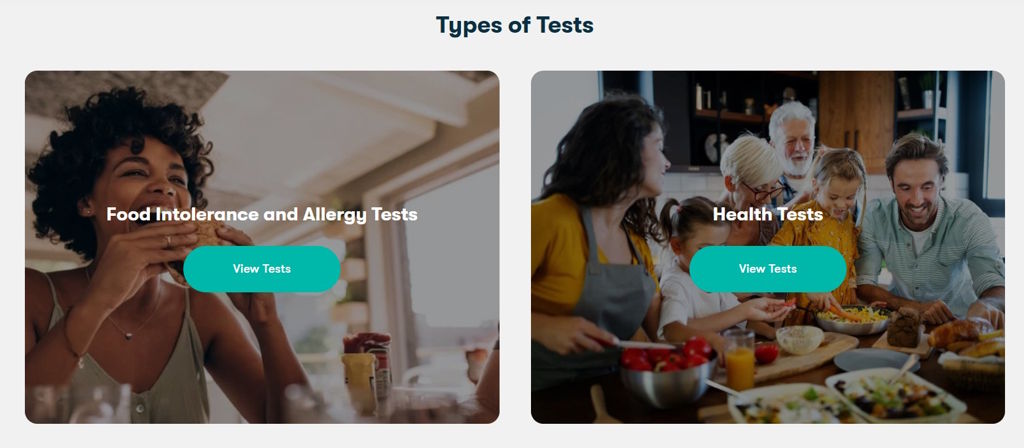 Types of tests - by YorkTest